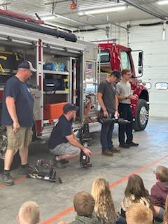 CES visits Hamilton Township Volunteer Fire Department